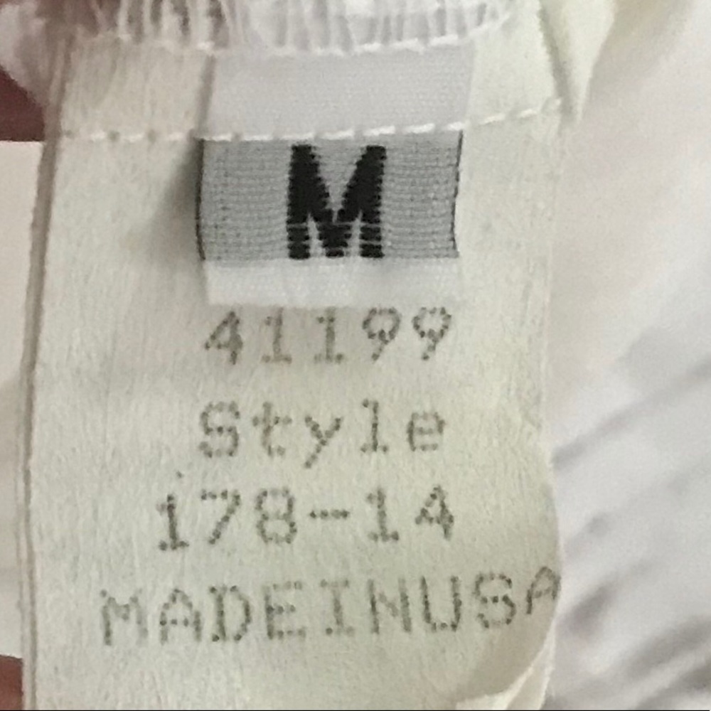 White 100% Cotton Button Down Lightweight Shirt - image 5